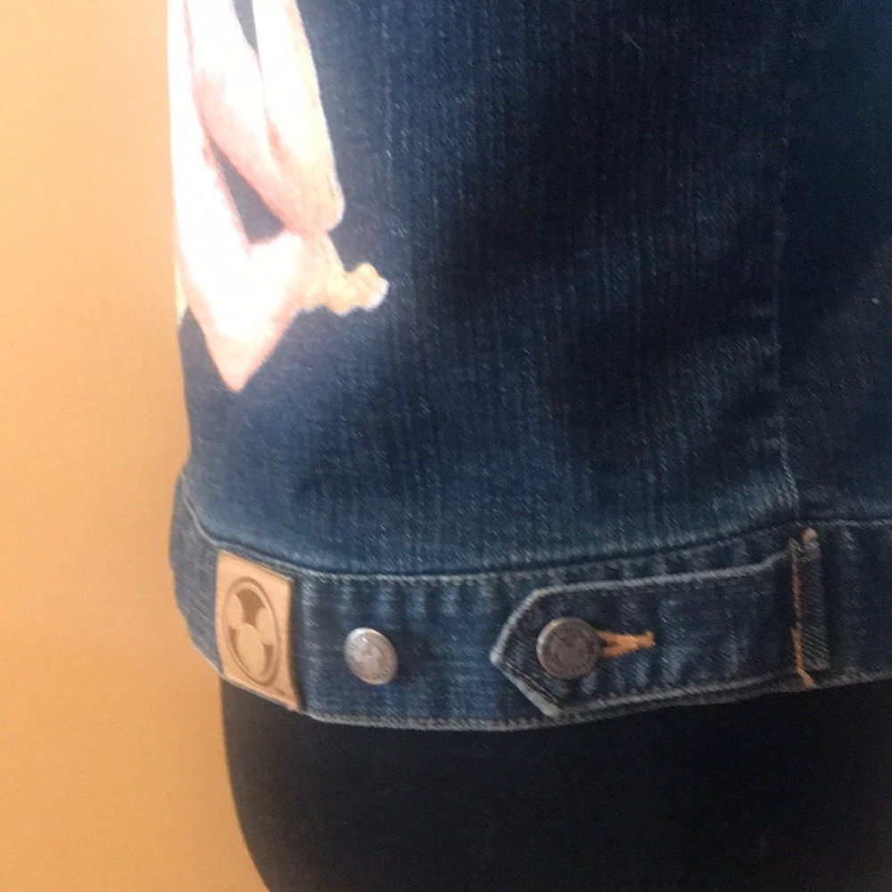 Disney Tinkerbell Jean Jacket Size Medium - image 7